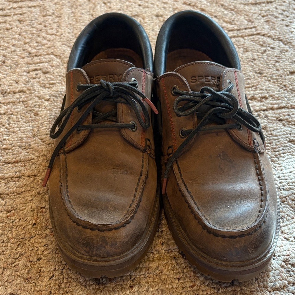 Sperry Men's Tan and Brown Boat Shoes